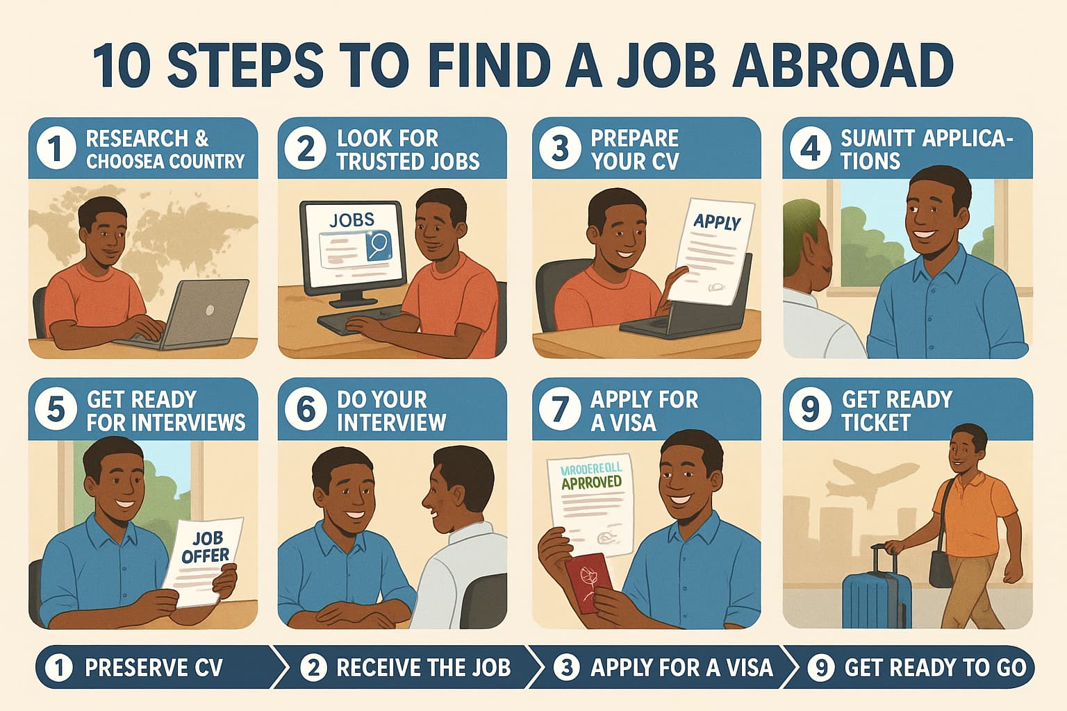 Jobs Abroad for Ugandans